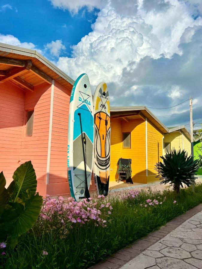 Miqt Beach - Bungalows Orikum Bagian luar foto